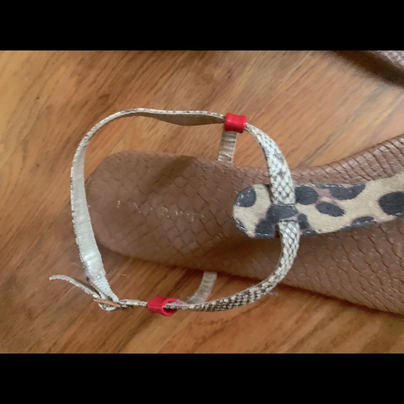 Lane Bryant leopard and red sandal - Picture 2 of 3